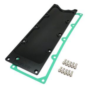 Proflow Engine Valley Cover, LS1, DOD Delete, Billet Aluminium, Low Profile, Black, Superseded Version