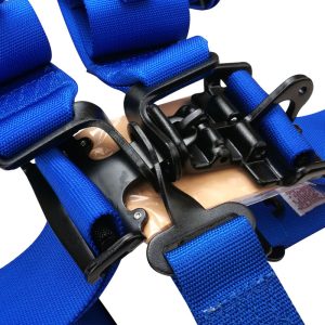 Proforce Safety (SFI Date Ending june 2024/25) Racing Harness, SFI 16.1, 5 Point Latch, Individual-Type, Bolt-In, Floor or Roll Bar Mount, Blue,