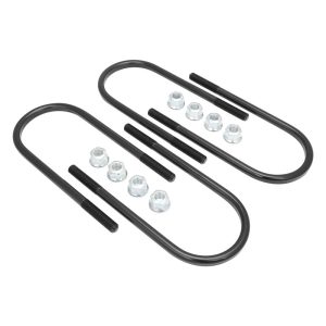 RTS OE, U Bolt, Leaf Spring, Diff Housing, Gen Ford 9in Style, Suit 72mm Tube, 7/16unf, 190mm Total Length Inc Flanged Nuts, Set of 4