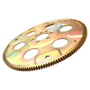 RTS Transmission Flexplate, Gold Zinc, SFI, Late SB Chevrolet, 153 Tooth - External - 1-piece rear Main Seal Block, Each