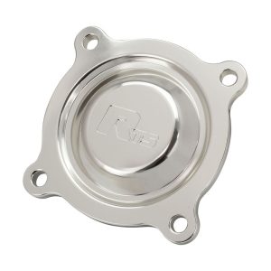 RTS Transmission Rear Servo Cover, For Ford C4/C5/C9/C10, Billet Aluminium, Polished Silver