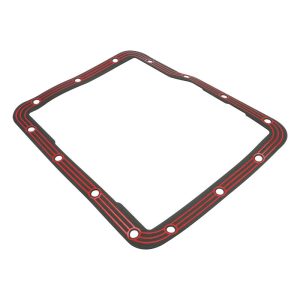 RTS Transmission Pan Gasket, GM Powerglide, Red Silicone Bead w/Steel Core, LubeLocker Style, 1.25mm Thick, Each