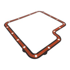 RTS Transmission Pan Gasket, Ford C-6, Red Silicone Bead w/Steel Core, LubeLocker Style, 1.25mm Thick, Each