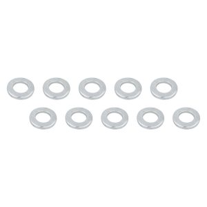 Street Pro Wheel Lug Nut Washers, Chrome, SST, Set of 10, 4mm T / 31.8mm OD