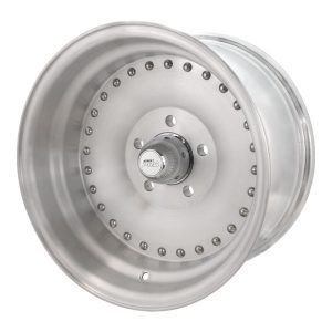 Street Pro 007 Series Wheel Brushed Raw 15x8.5'' For Ford 5 x 4.5'' Bolt Circle (6) 5.0'' Back Space