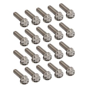 Street Pro Wheels Beadlock Ring Bolt & Washer Kit, Titanium, 5/16''-18 Thread, 1.00'' UHL (25mm), 20 Pack