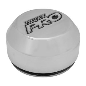 Street Pro Wheels Billet Centre Cap, For 009 Wheels, 34mm Height Installed, Press In with O-Ring, Polished