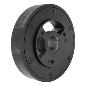 VPW SFI Harmonic Damper Balancer, Steel, SB Chev V8 400ci, Satin Black 6.75'' Diameter, External Balance , Each